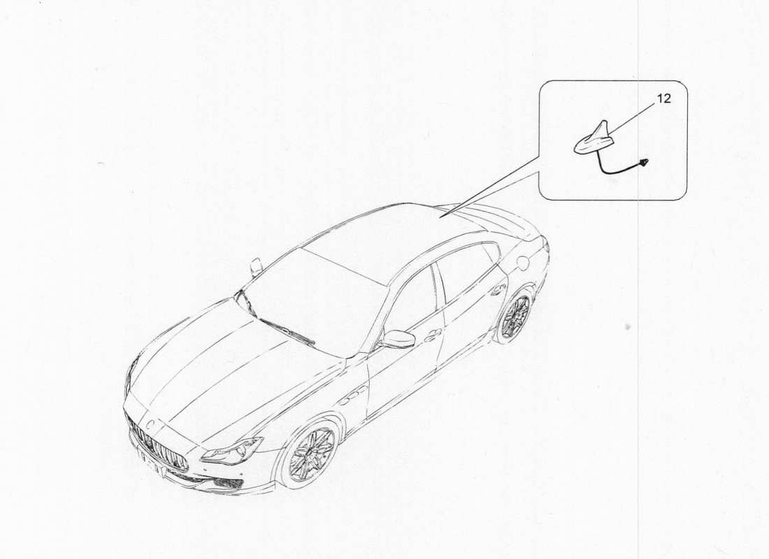 maserati qtp. v6 3.0 bt 410bhp 2015 schema delle parti di ricezione e connessione
