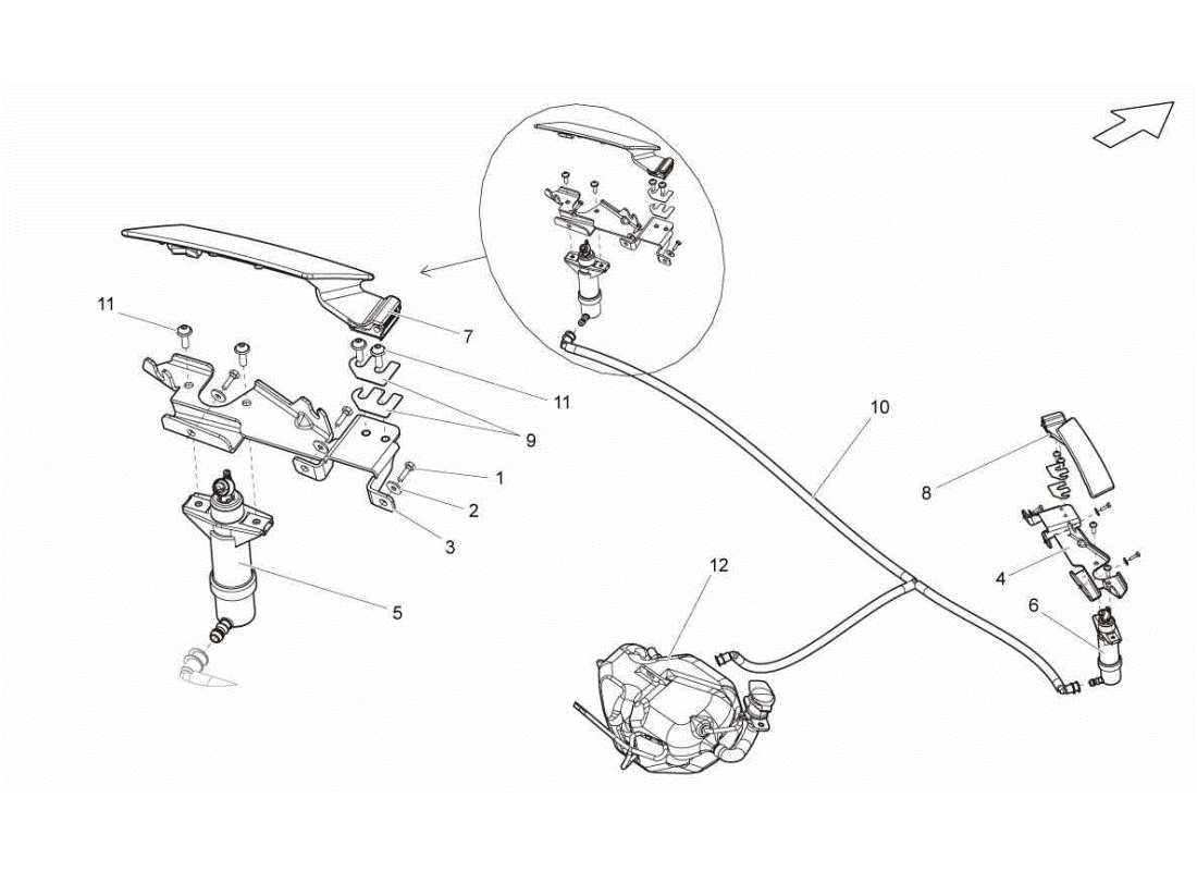 lamborghini gallardo sts ii sc rondella diagramma delle parti
