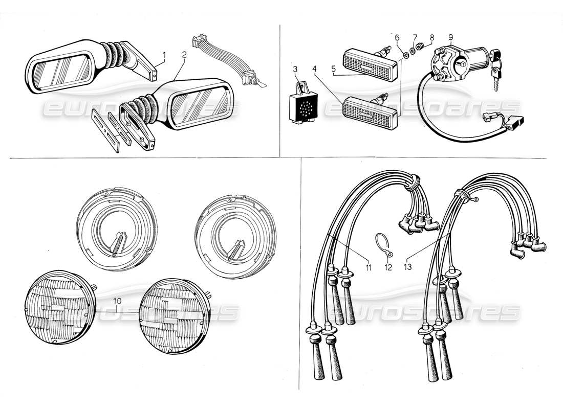 diagramma della parte contenente il codice parte 001622092