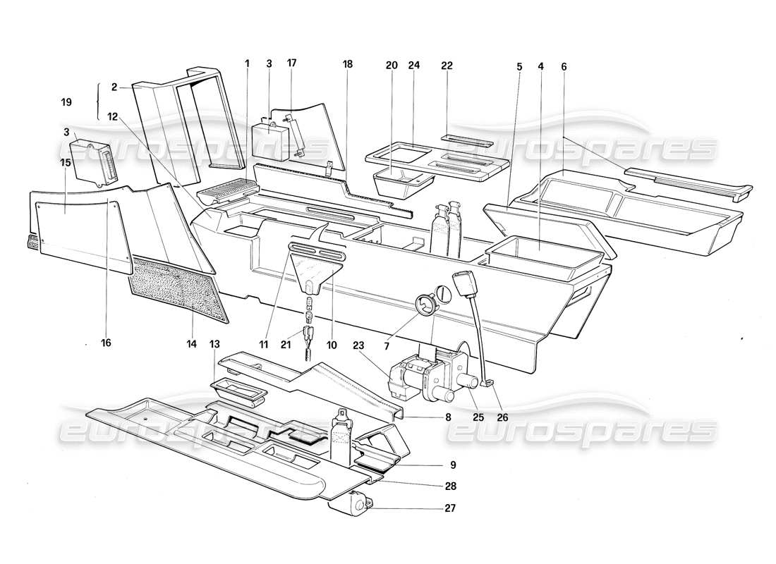 diagramma della parte contenente il codice parte 61524900