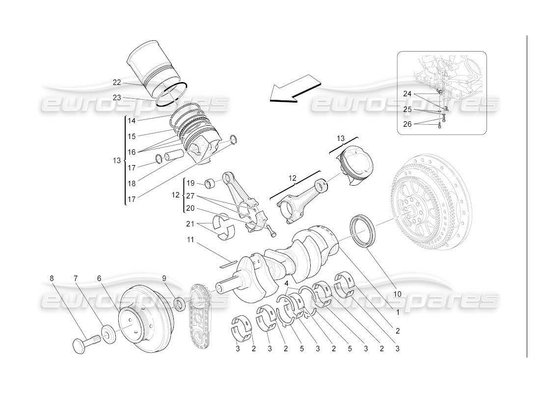 diagramma della parte contenente il codice parte 226720