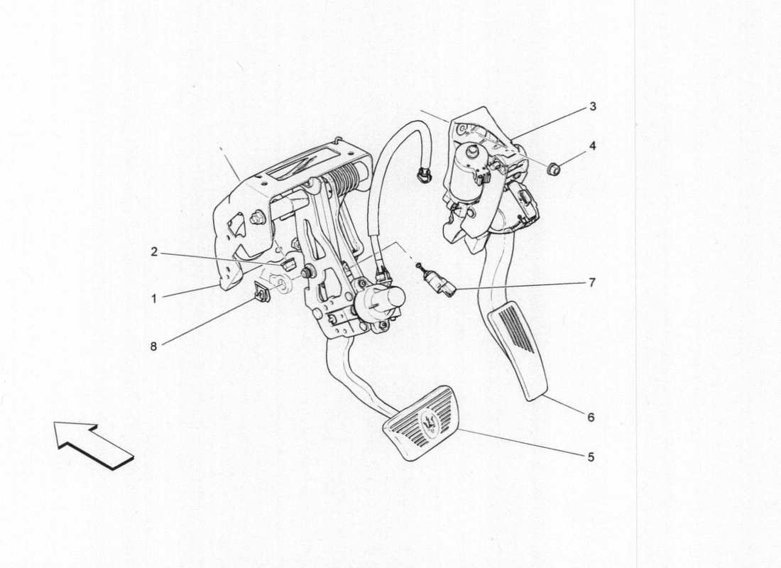 diagramma della parte contenente il codice parte 670001950