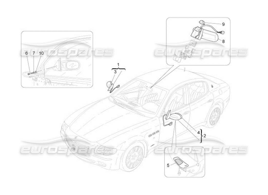 diagramma della parte contenente il codice parte 980139352