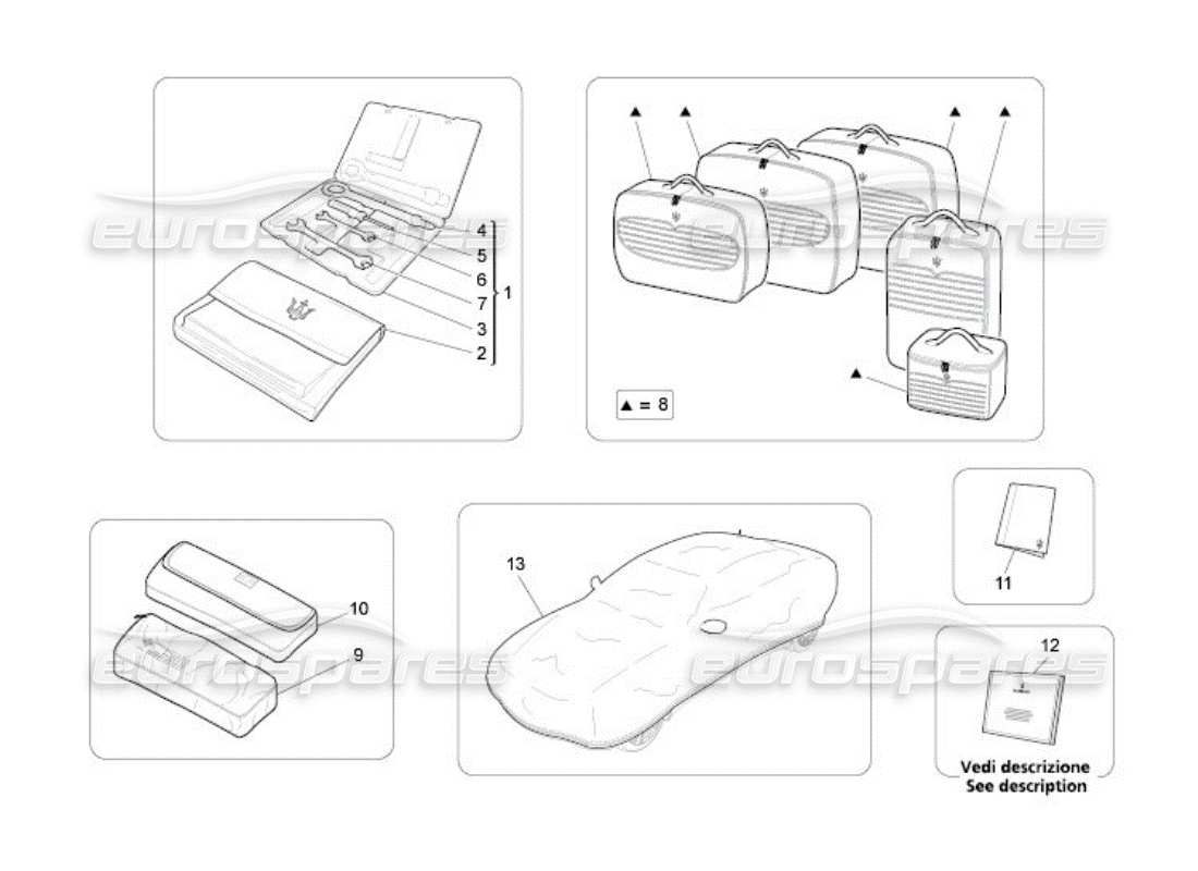 diagramma della parte contenente il codice parte 980139500