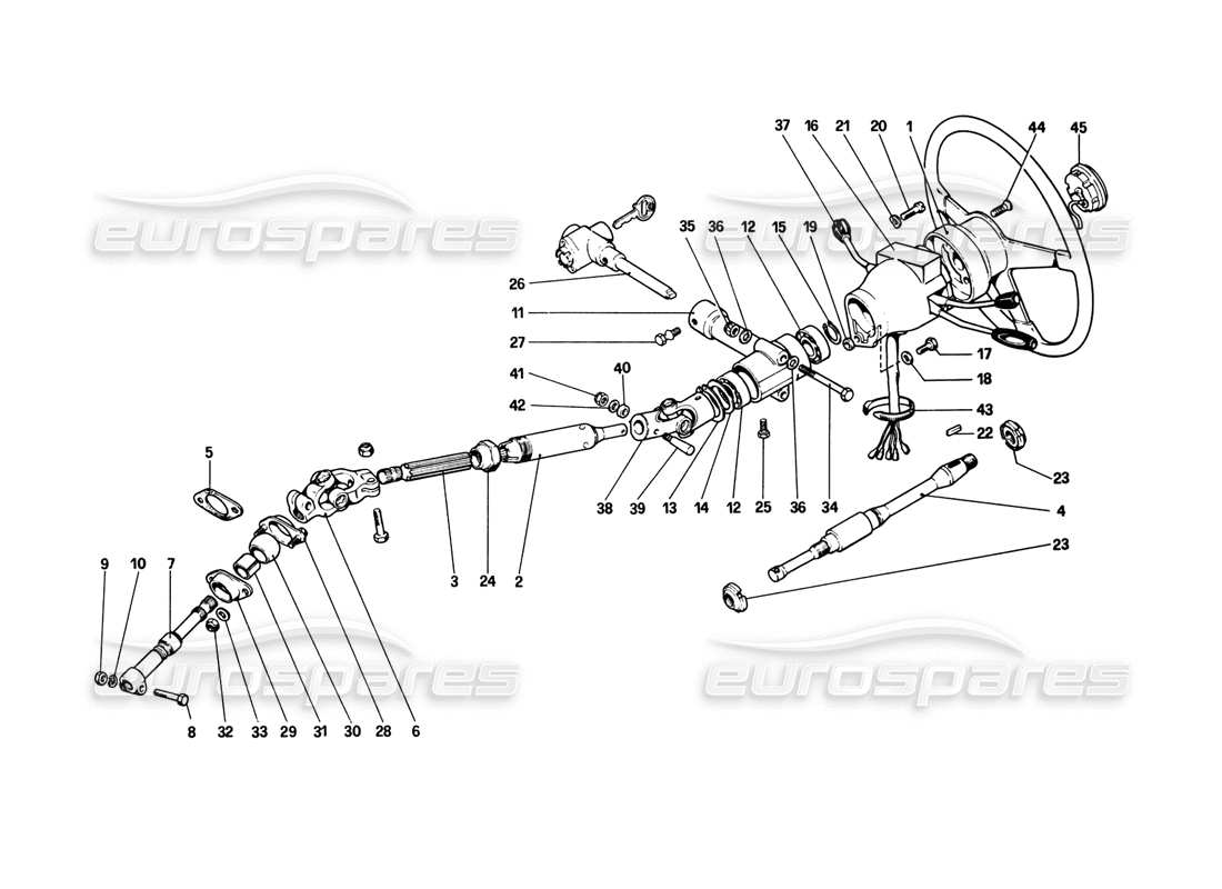 diagramma della parte contenente il codice parte 116086