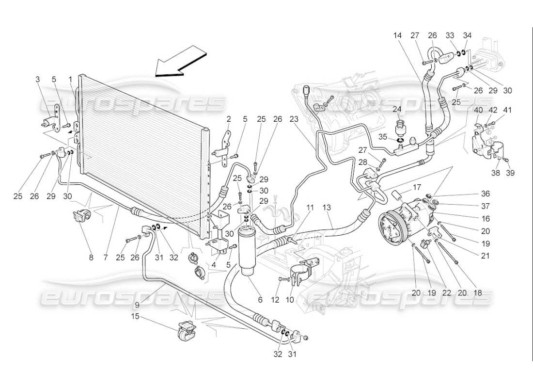 diagramma della parte contenente il codice parte 241561