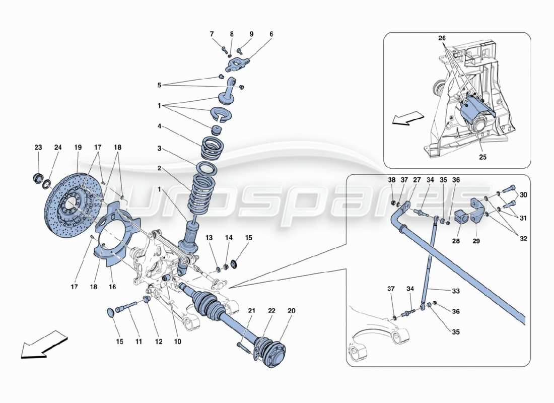 diagramma della parte contenente il codice parte 246962