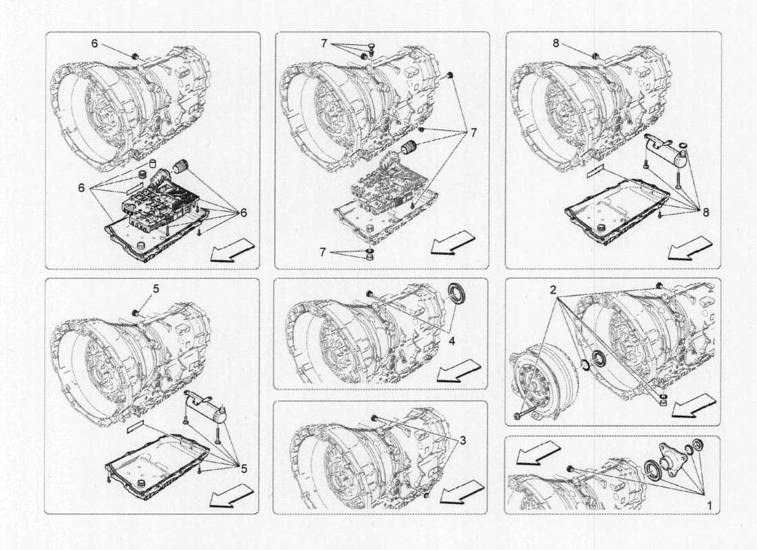 un diagramma delle parti dal catalogo delle parti maserati qtp. v6 3.0 bt 410bhp 2015