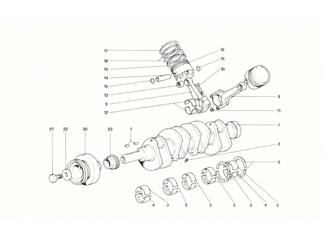 diagramma della parte contenente il codice parte 100150