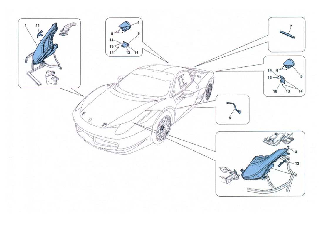 diagramma della parte contenente il codice parte 12638101