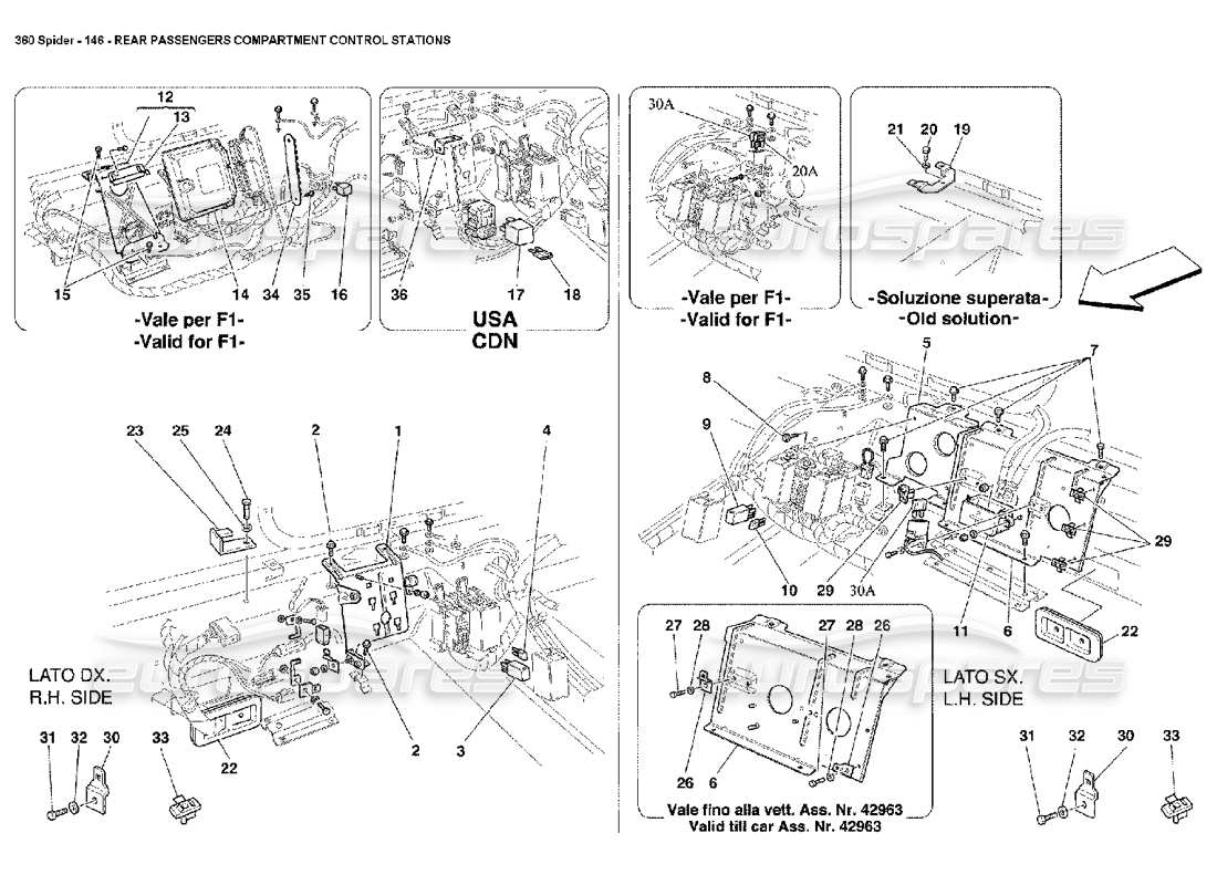 diagramma della parte contenente il codice parte 211023