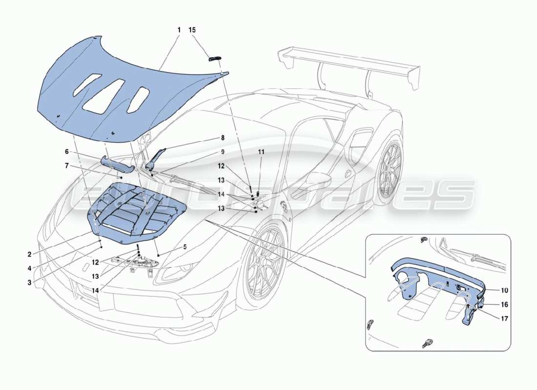 diagramma della parte contenente il codice parte 89325600