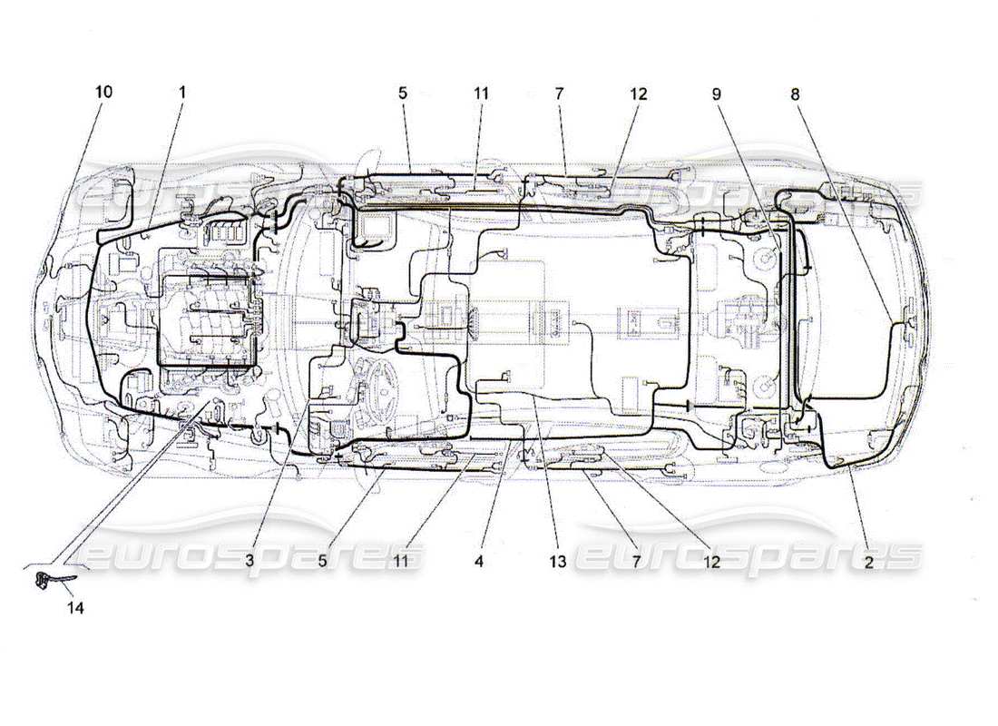 diagramma della parte contenente il codice parte 60510161