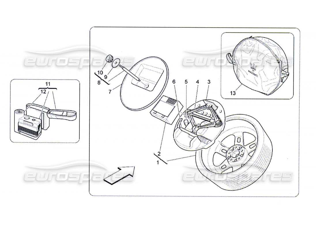 diagramma della parte contenente il codice parte 235834