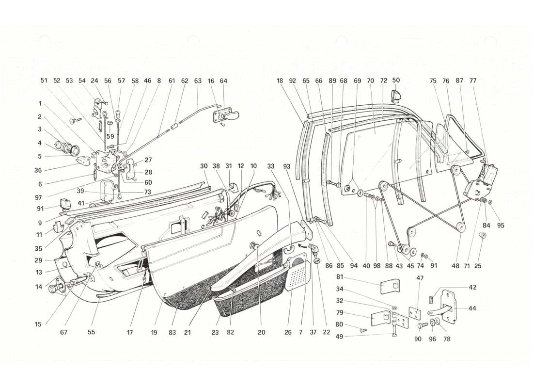 diagramma della parte contenente il codice parte 60322500