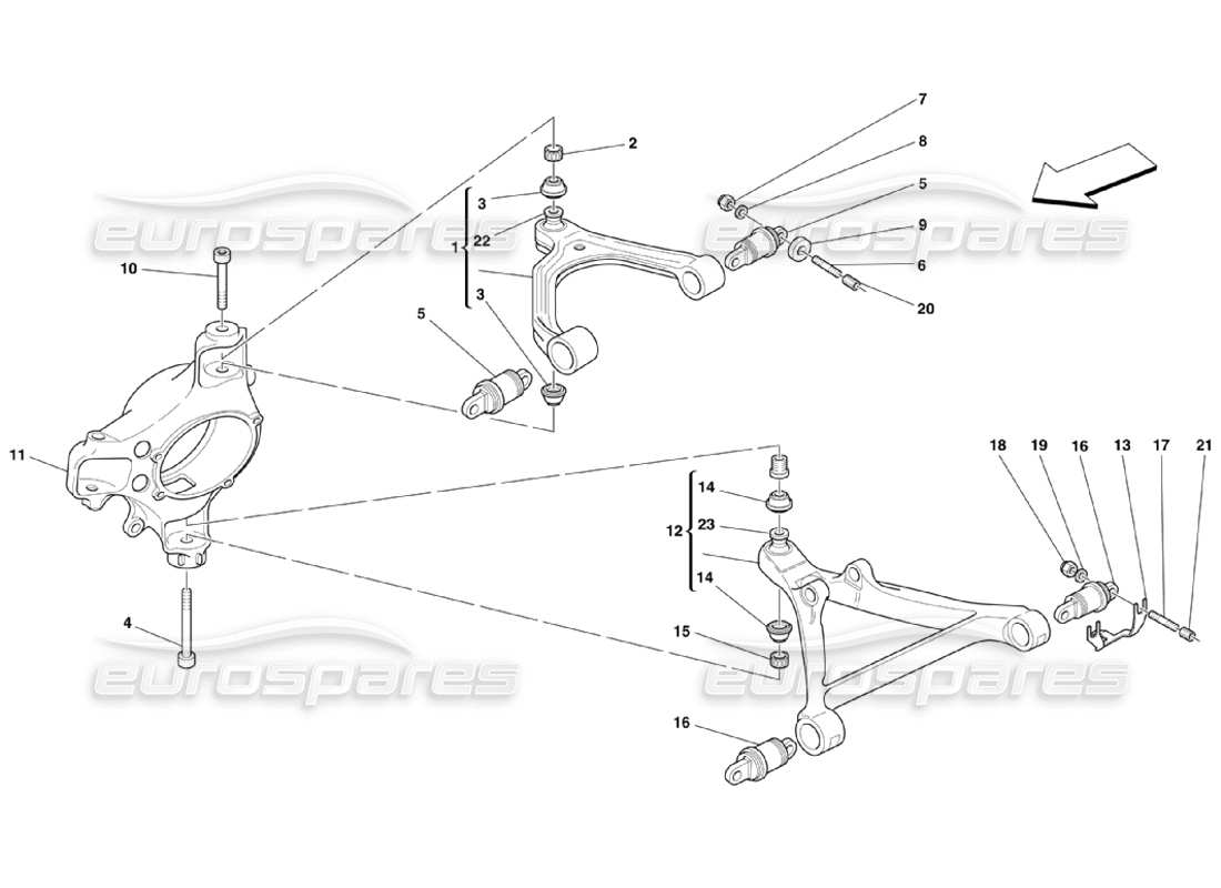 diagramma della parte contenente il codice parte 171847