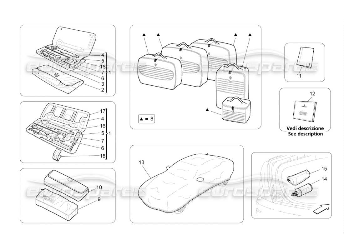 diagramma della parte contenente il codice parte 80046200