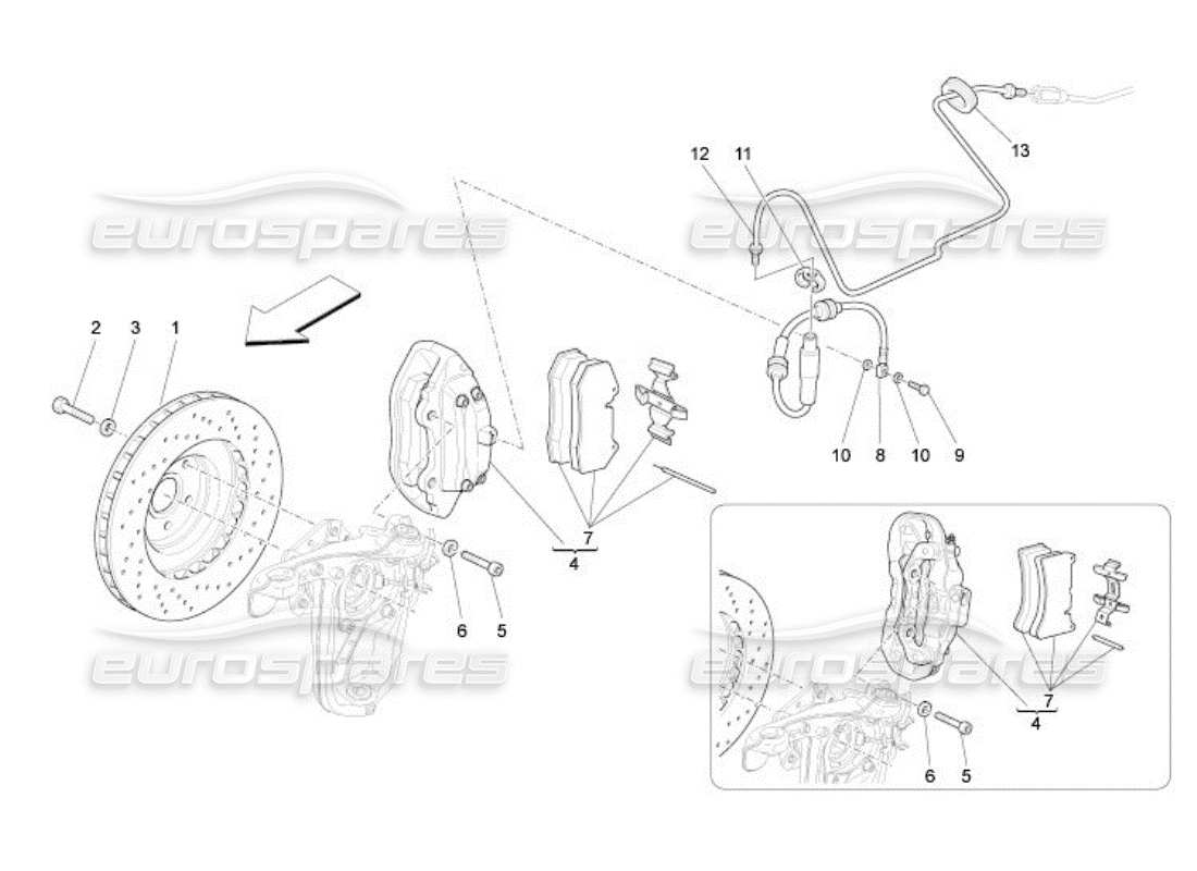 diagramma della parte contenente il codice parte 216226