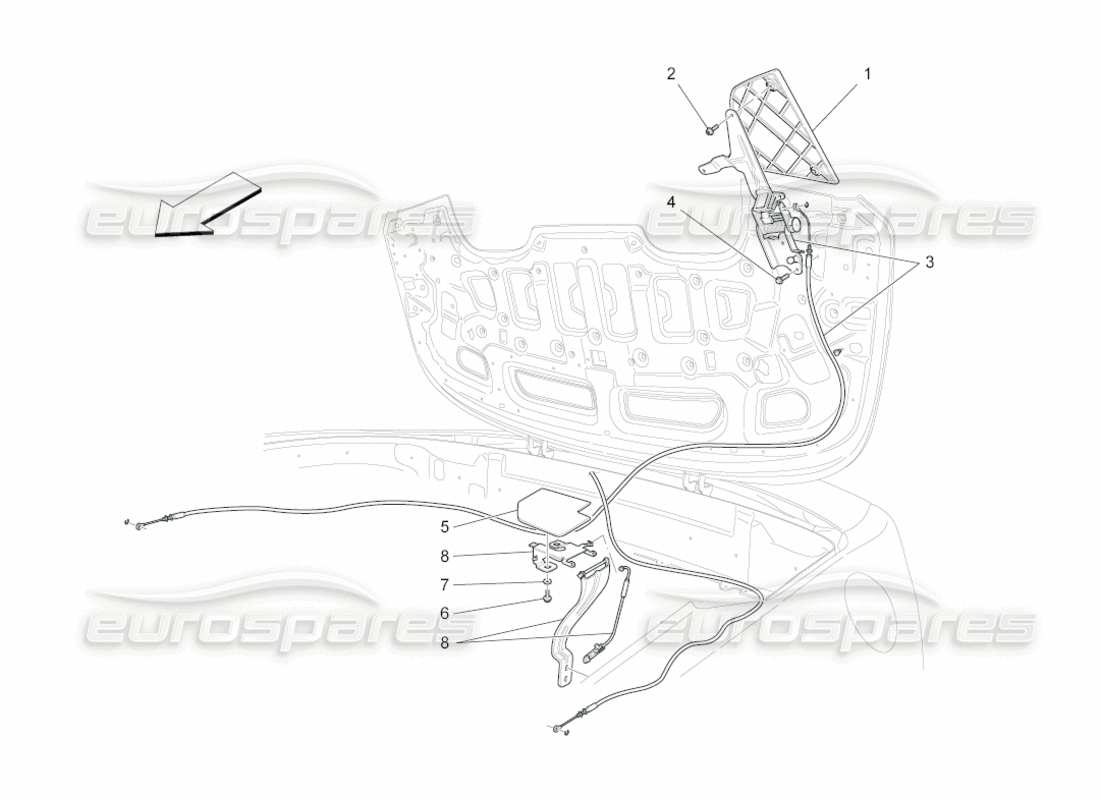 diagramma della parte contenente il codice parte 81642533