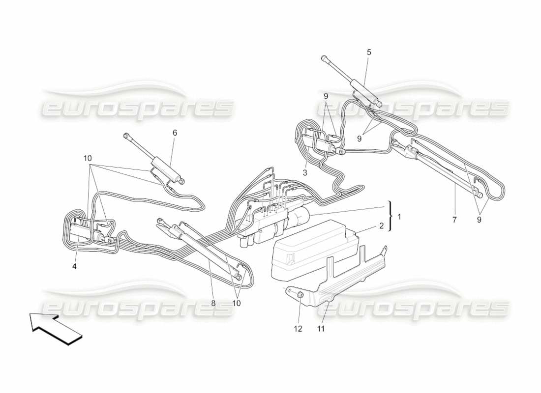 diagramma della parte contenente il codice parte 82241700