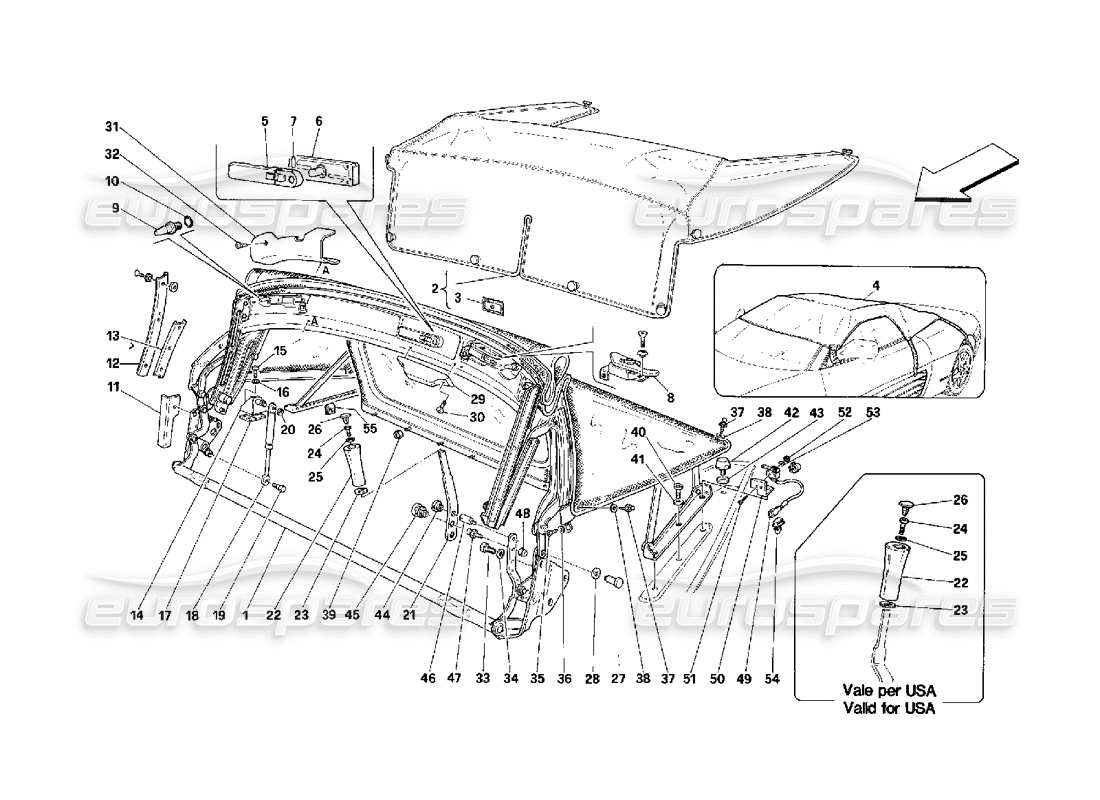 diagramma della parte contenente il codice parte 64372100