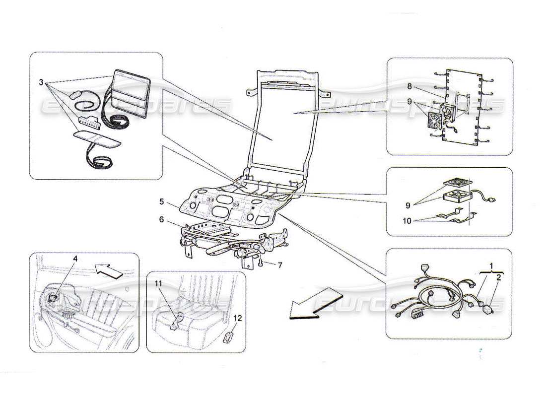 diagramma della parte contenente il codice parte 980139492