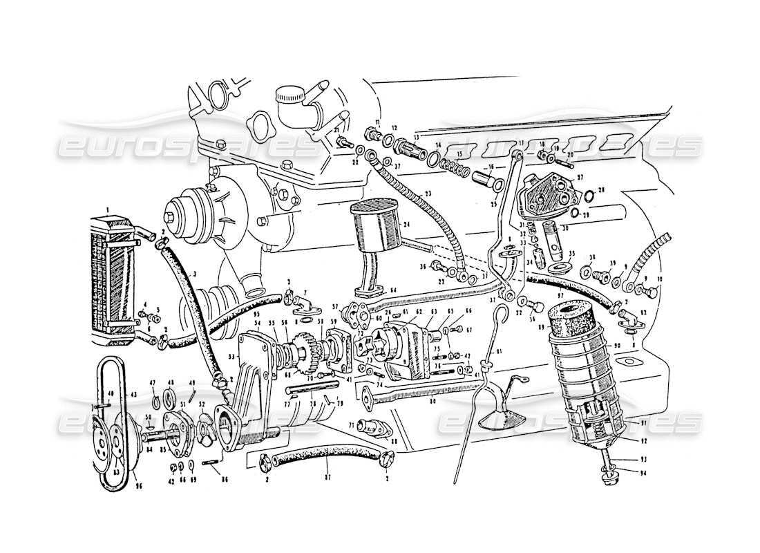 diagramma della parte contenente il codice parte gn/49982