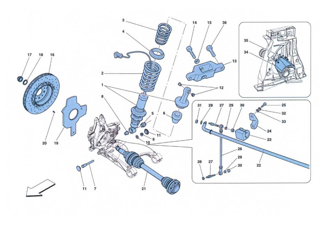 diagramma della parte contenente il codice parte 237821