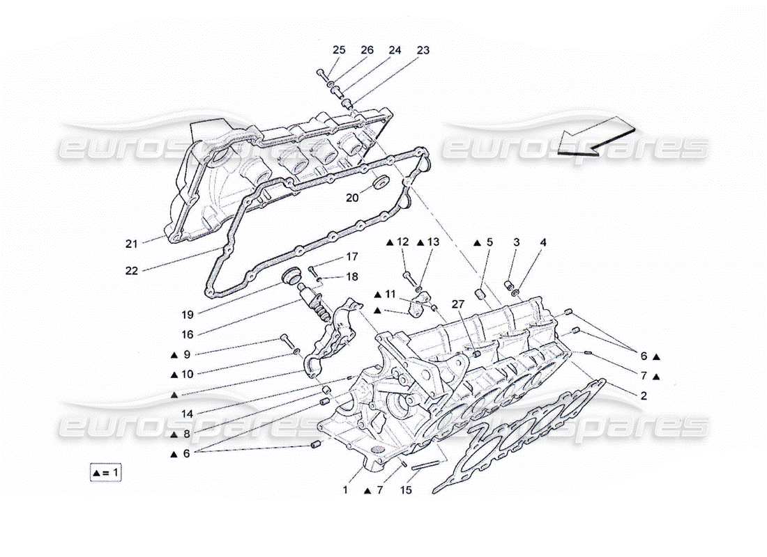 diagramma della parte contenente il codice parte 14305921