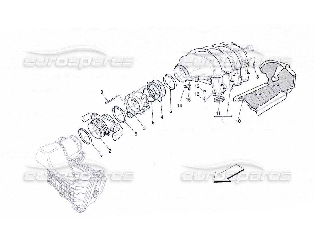 diagramma della parte contenente il codice parte 203133