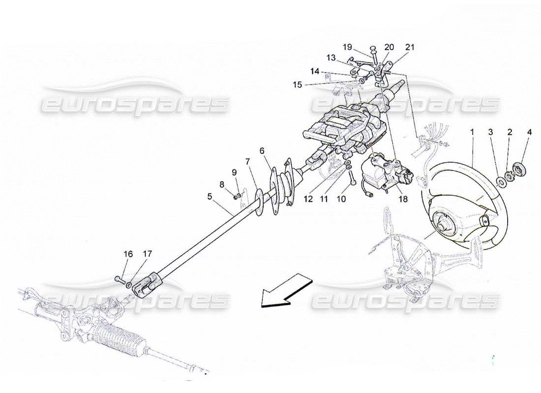 diagramma della parte contenente il codice parte 213707