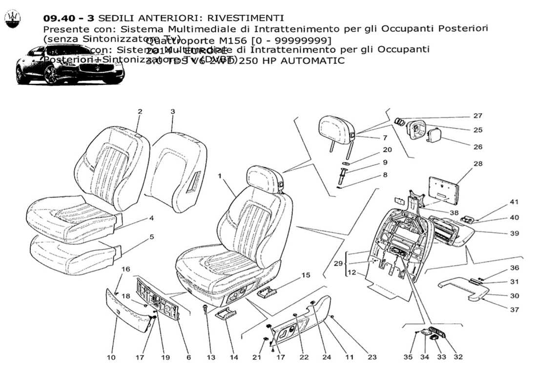 diagramma della parte contenente il codice parte 673001513