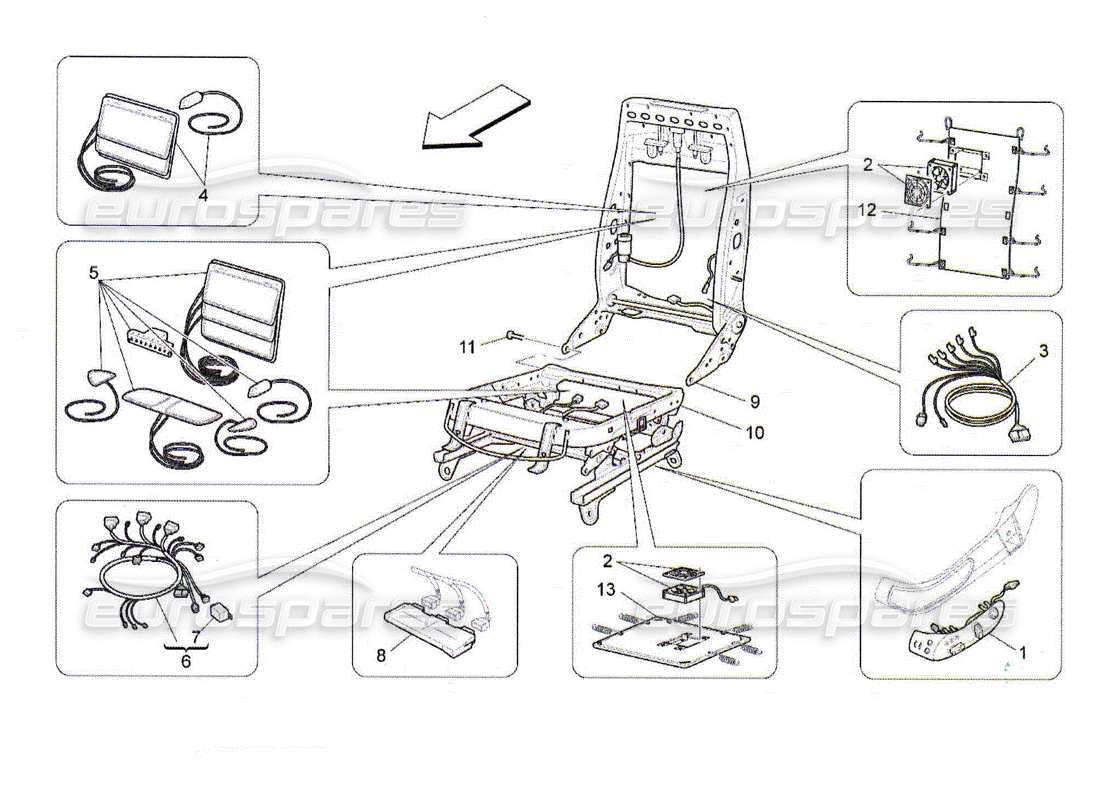 diagramma della parte contenente il codice parte 980139485