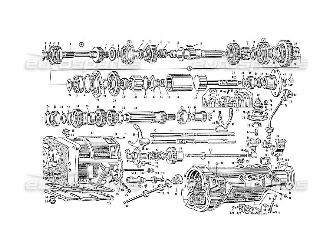 diagramma della parte contenente il codice parte zf 1010 302 003 (5)