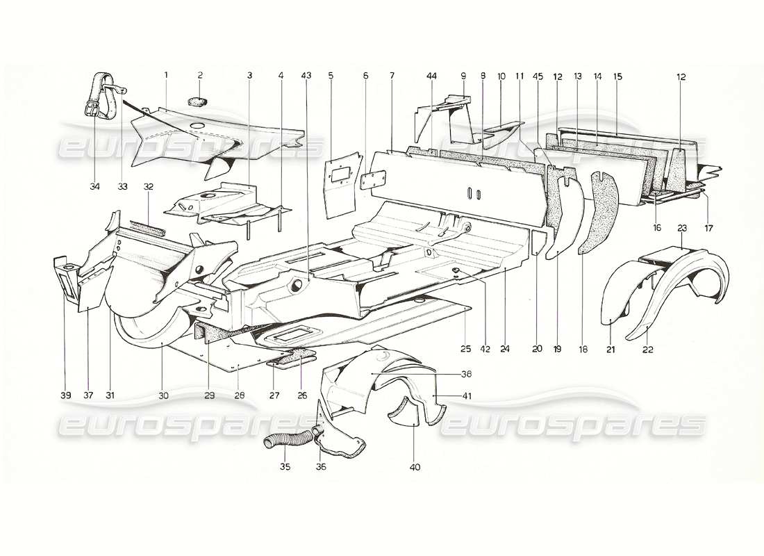 diagramma della parte contenente il codice parte 40243701