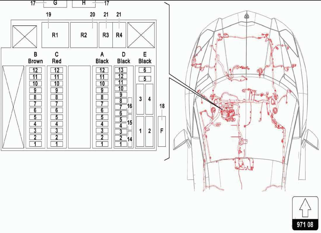diagramma della parte contenente il codice parte 4h0951253c