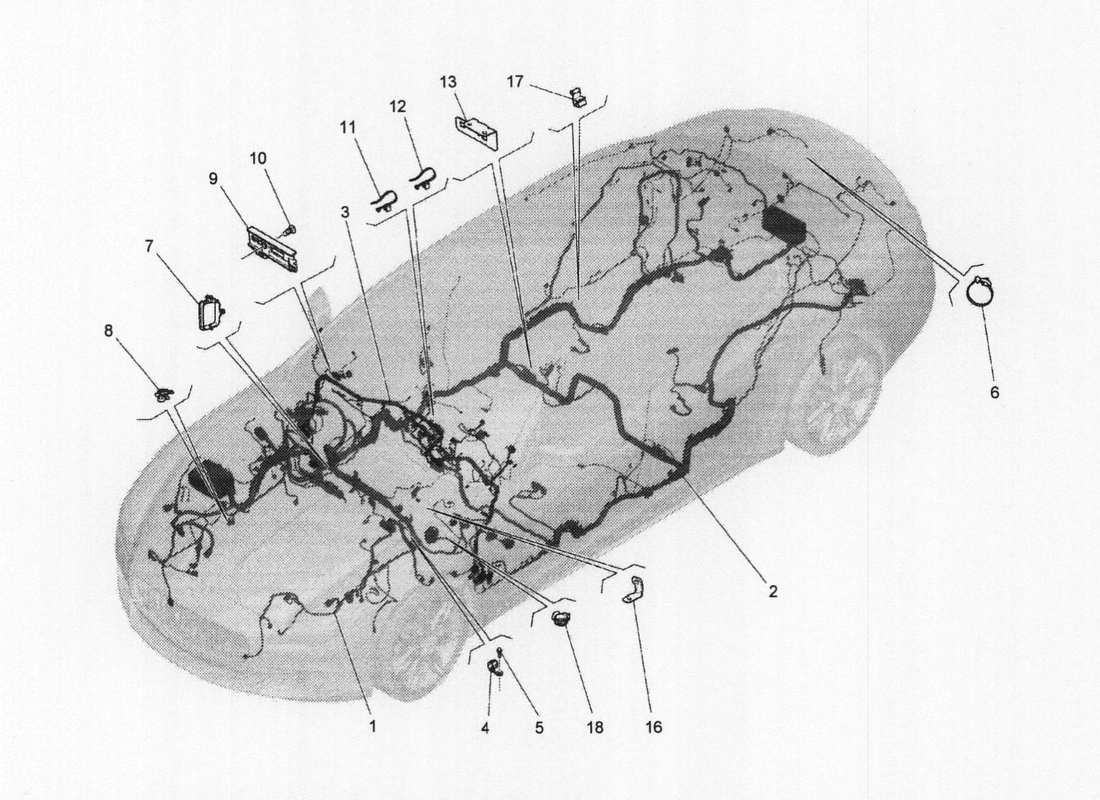 diagramma della parte contenente il codice parte 675000739