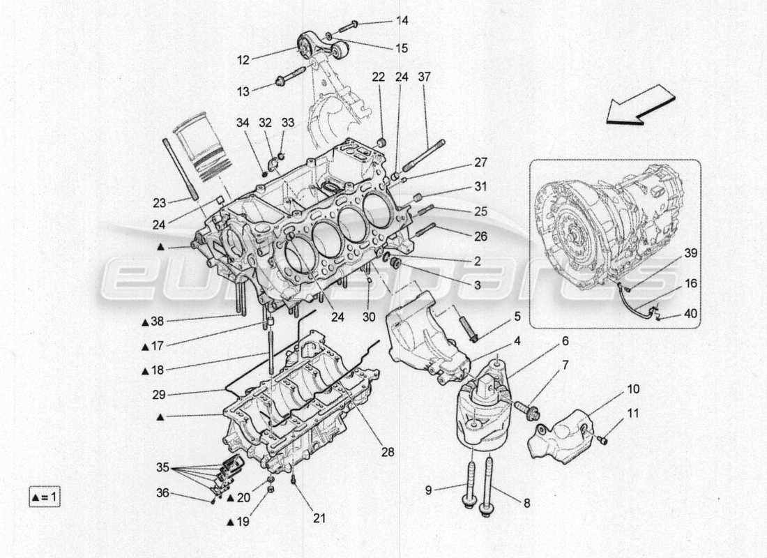 diagramma della parte contenente il codice parte 670032488