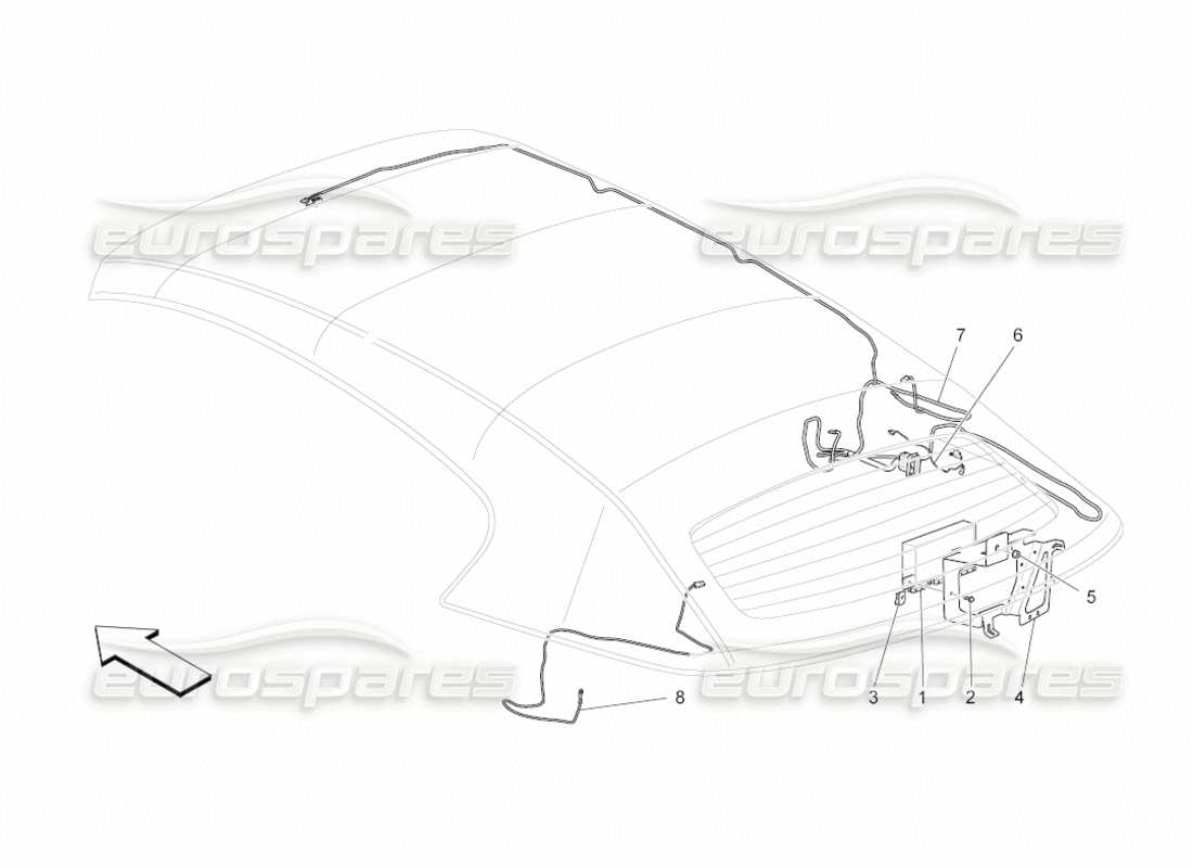 diagramma della parte contenente il codice parte 83087000