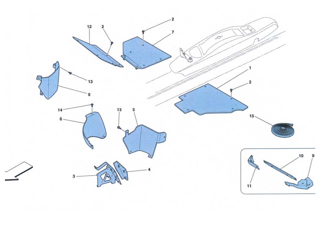 diagramma della parte contenente il codice parte 83668600