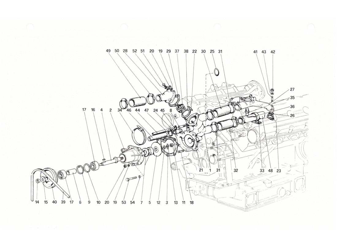 diagramma della parte contenente il codice parte 103795