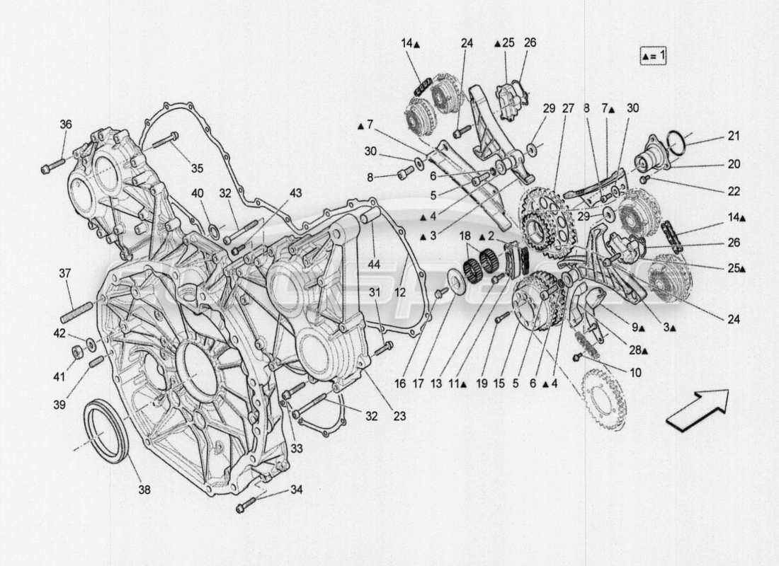 diagramma della parte contenente il codice parte 318677