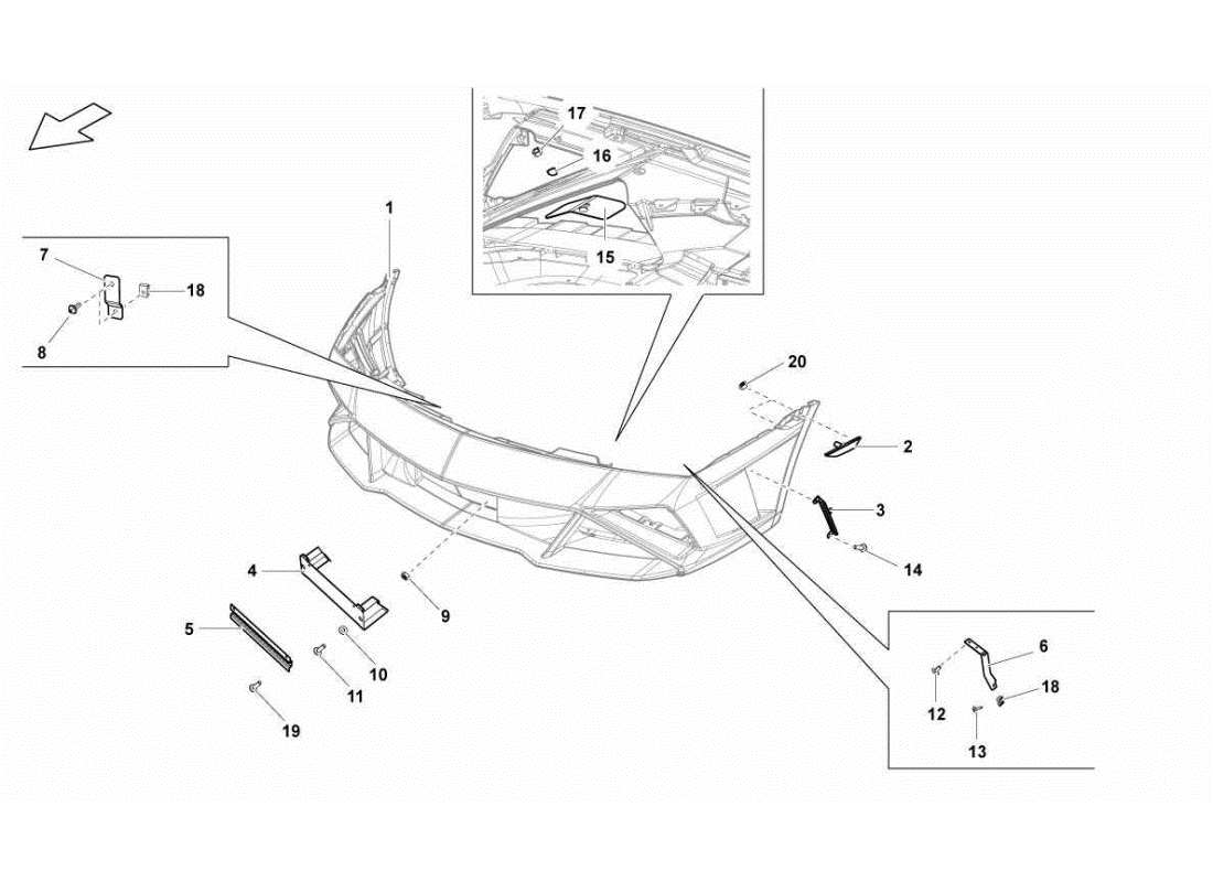 diagramma della parte contenente il codice parte 400945120b