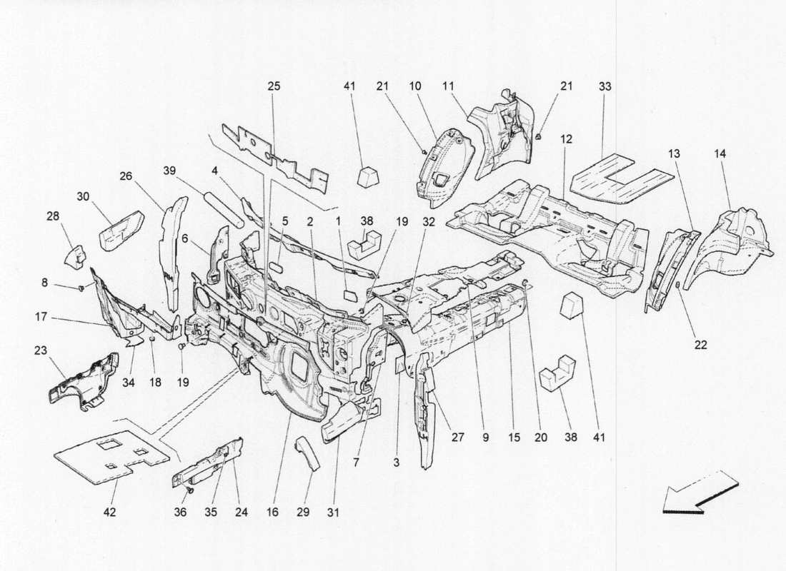 diagramma della parte contenente il codice parte 670037613