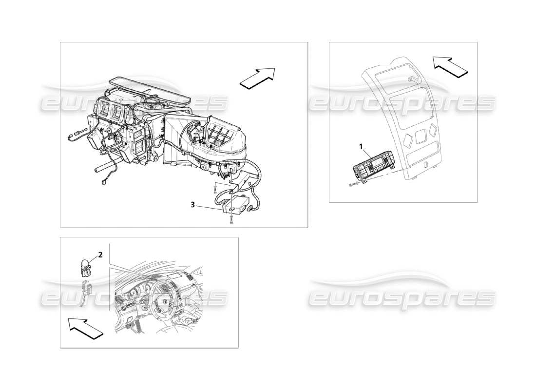 maserati qtp. (2003) 4.2 gruppo ac: controllo elettronico diagramma delle parti