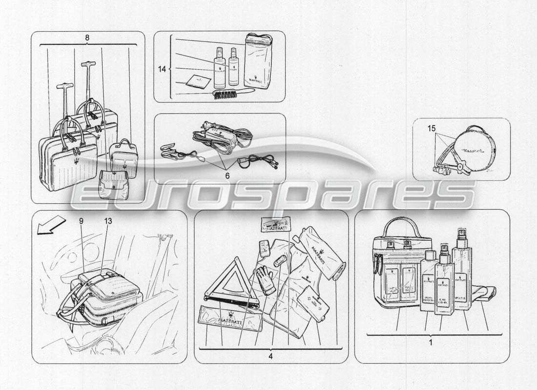 maserati grancabrio mc centenario diagramma delle parti degli accessori aftermarket