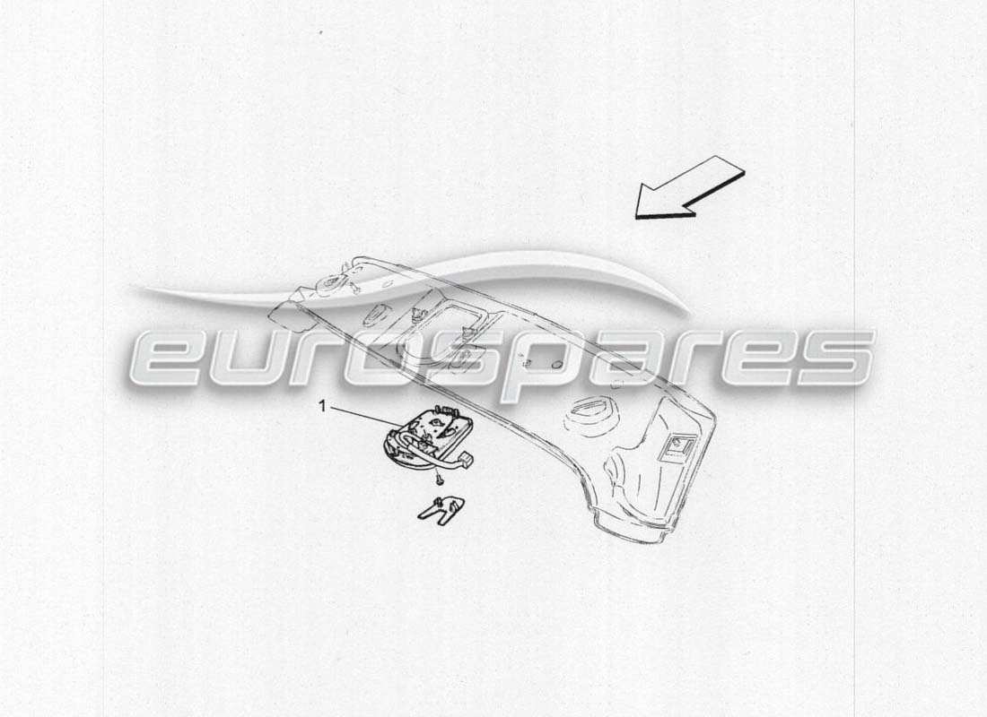 maserati grancabrio mc centenario diagramma delle parti degli accessori interni del veicolo