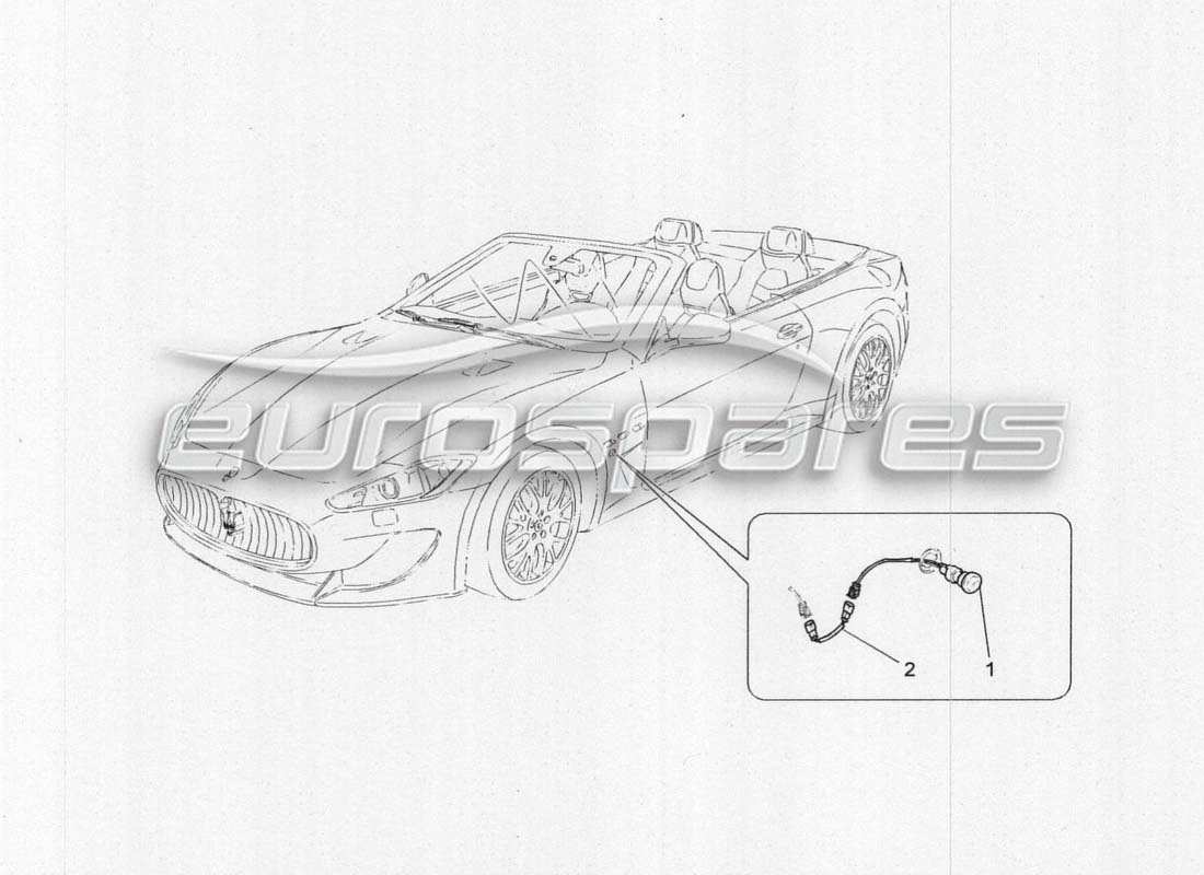 maserati grancabrio mc centenario gruppi ottici laterali diagramma delle parti