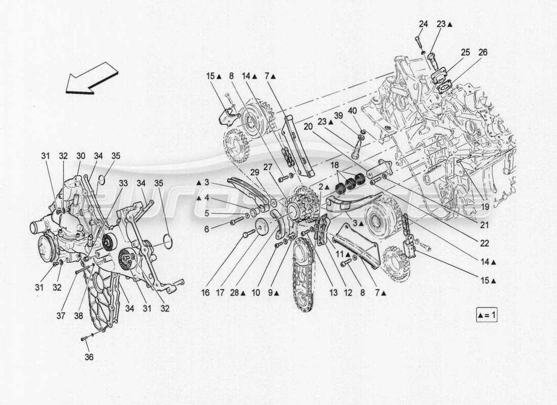 maserati granturismo special edition tempistica diagramma delle parti