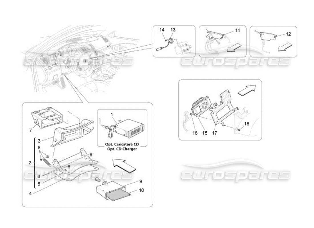 maserati qtp. (2005) 4.2 sistema informatico diagramma delle parti